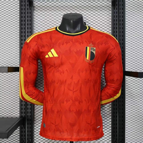 26-27 Belgium Home Player Version Cheap Soccer Jerseys 